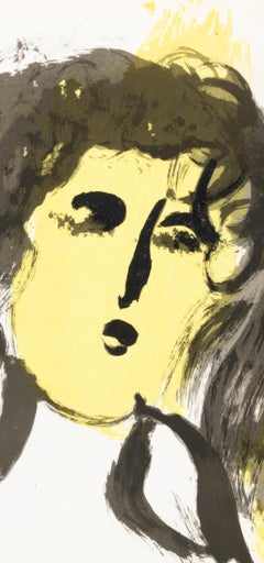 Marc Chagall, The Angel, from Drawings for the Bible, 1956