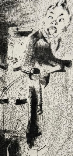 Marc Chagall, The Appearance of the Policemen, from Dead Souls, 1923–1927