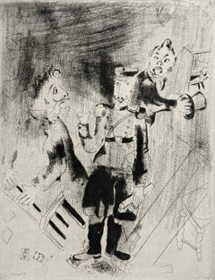 Marc Chagall, The Appearance of the Policemen, from Dead Souls, 1923–1927