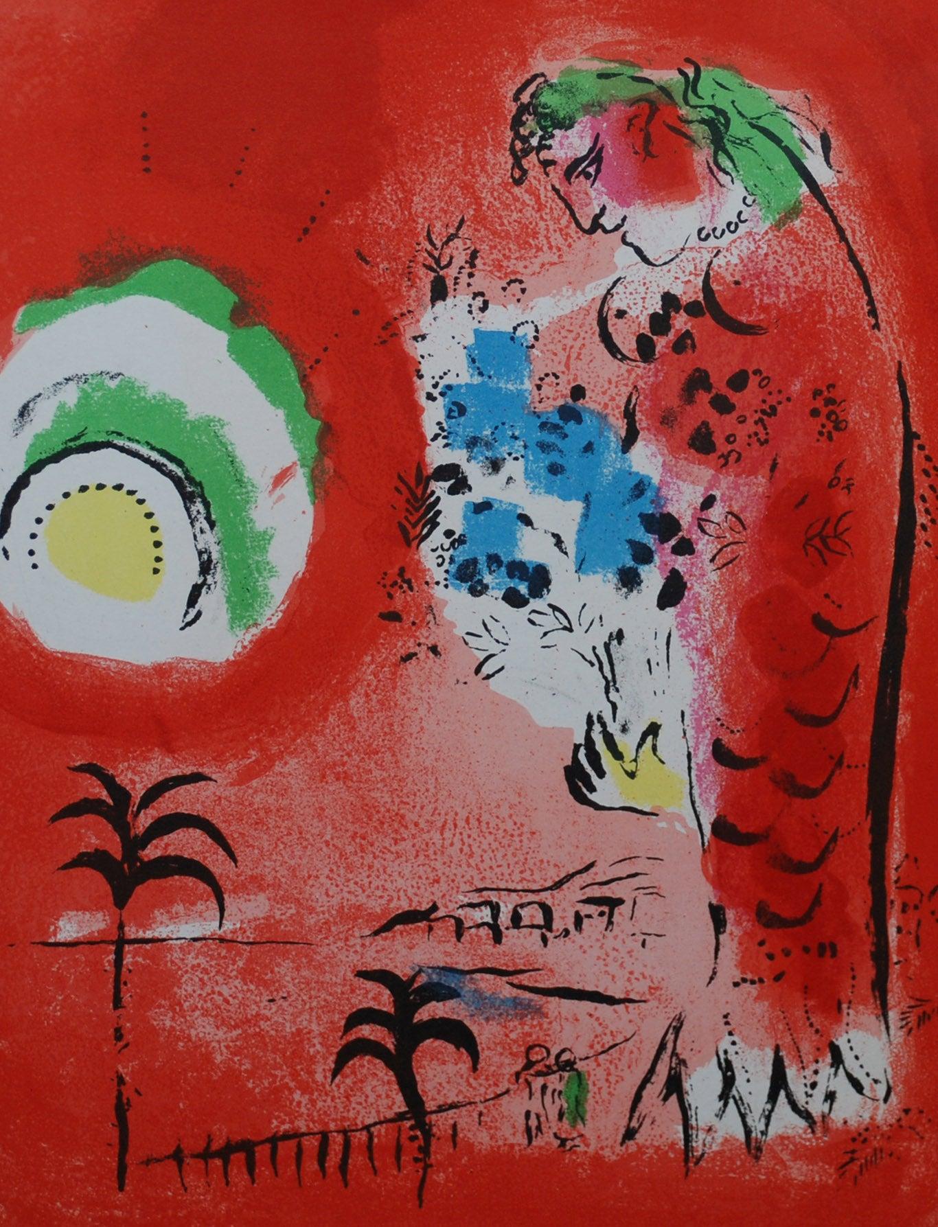 Marc Chagall Die Engelsbucht
Künstler: Marc Chagall
Medium: Lithographie
Titel: Die Bucht der Engel
Mappe: 1960 Mourlot Lithographe I
Jahr: 1960
Auflage: Unnumeriert
Gerahmt Größe: 22 3/4" x 18 3/4"
Bildgröße: 9 1/2" x 12 1/2"
Blattgröße: 9 1/2" x