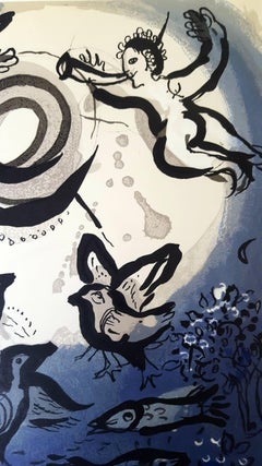 Marc Chagall - Creation - Adam and Eve - Original Lithograph from Bible