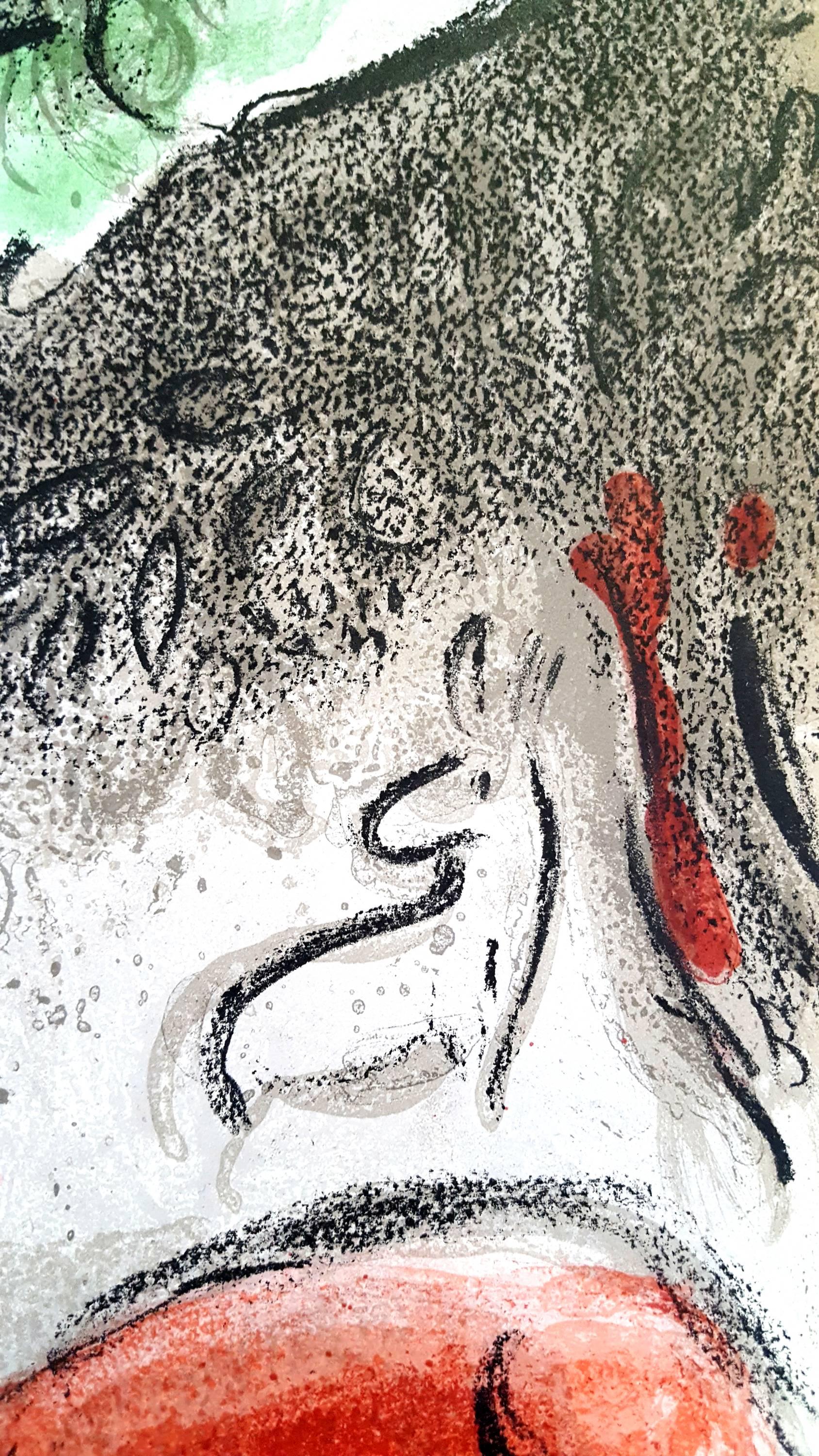 Marc Chagall – Die Bibel – Eva – Originallithographie im Angebot 3