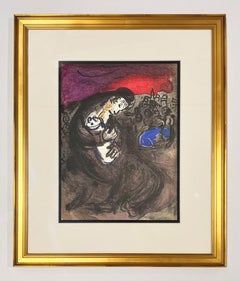 Marc Chagall The Bible Lithographs, 1956, Framed, Jeremiah's Lamentations