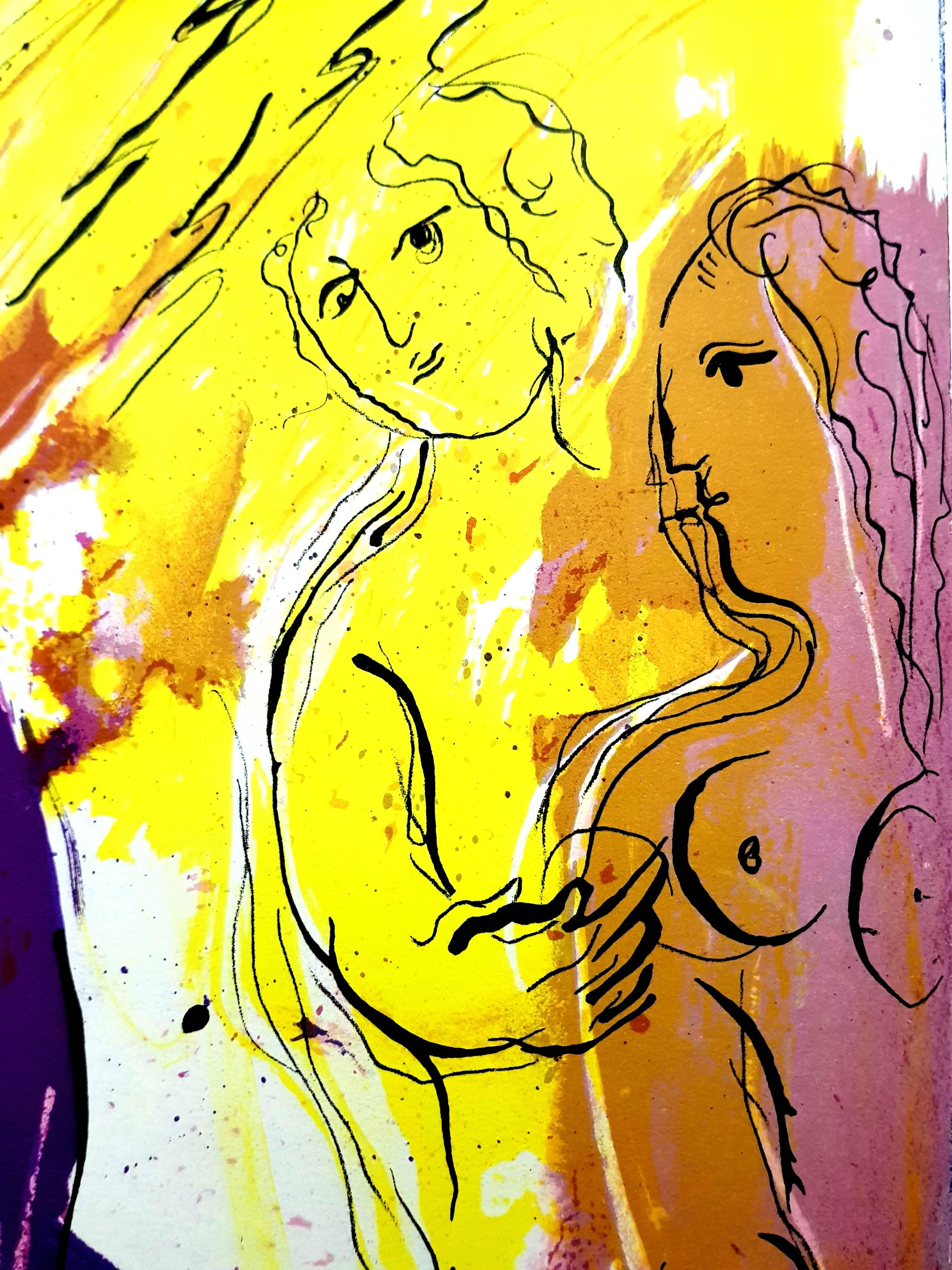 Marc Chagall - The Bible - Original Lithograph For Sale 1