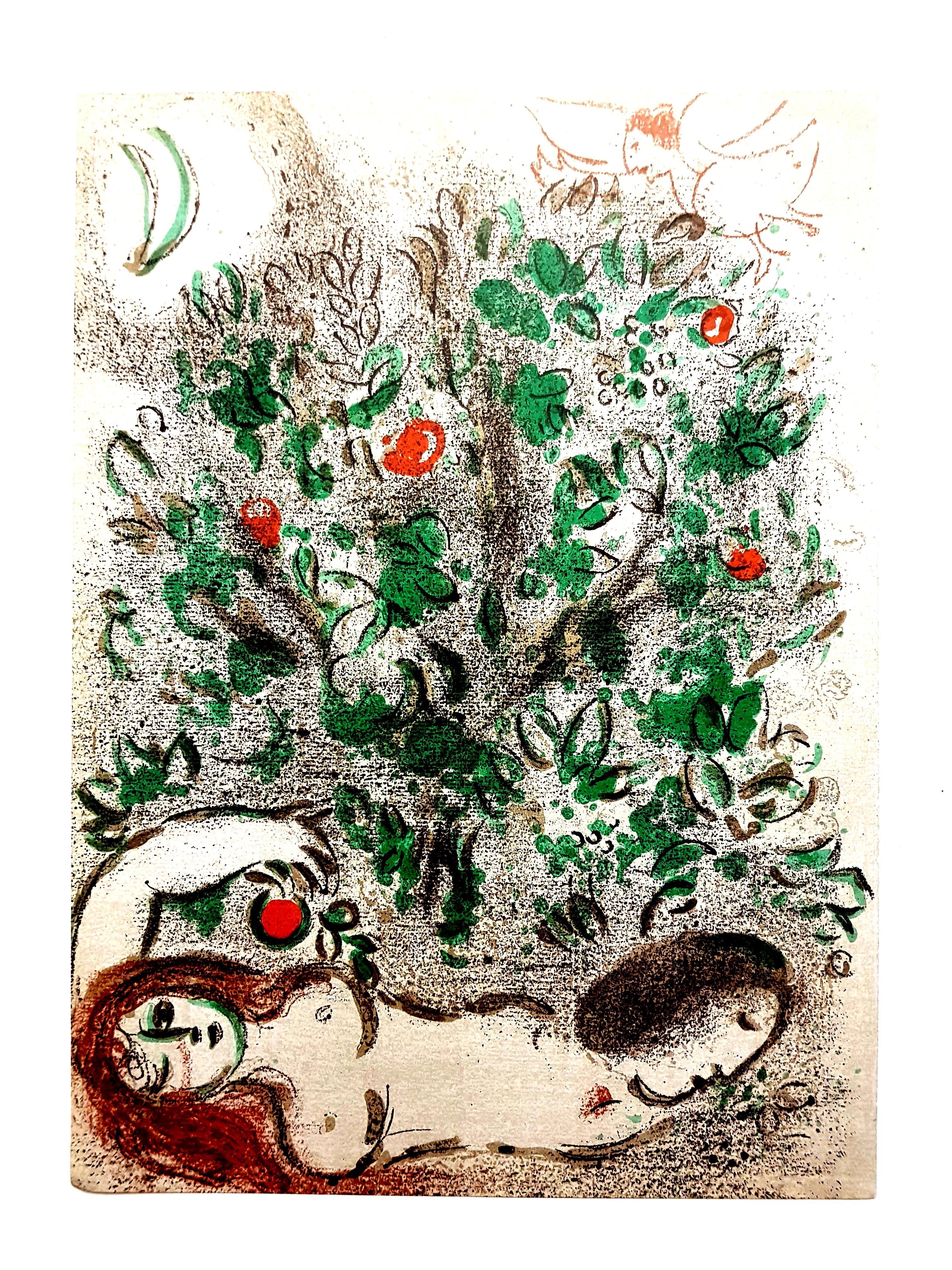 Marc Chagall – Paradies – Originallithographie im Angebot 5