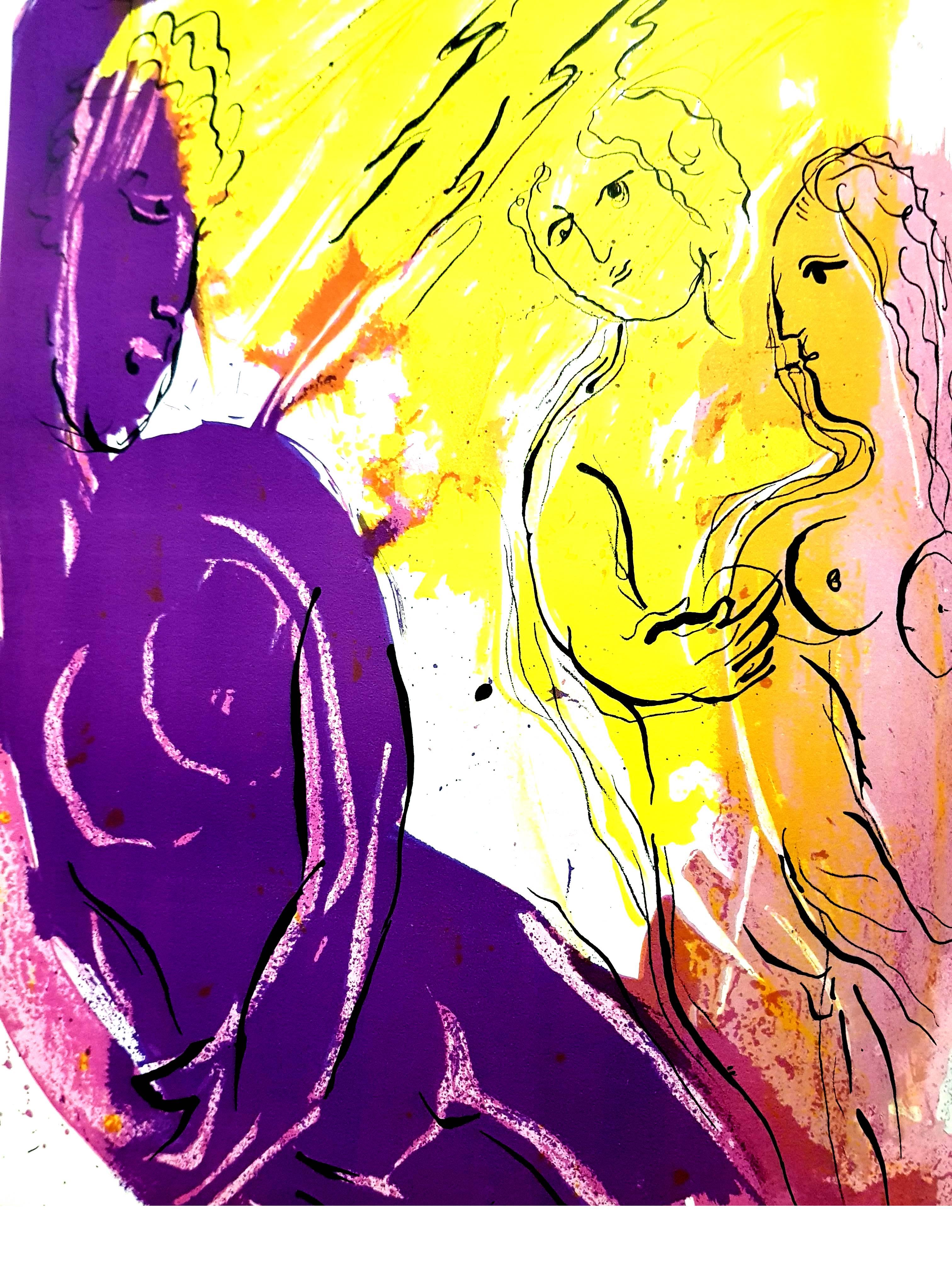 Marc Chagall - La Bibbia - Litografia originale