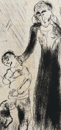 Marc Chagall, The Father of Tchitchikov Gives Him a Spanking, 1923–1927