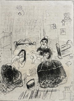 Marc Chagall, The Birth of Tchitchikov, from Dead Souls, 1923–1927