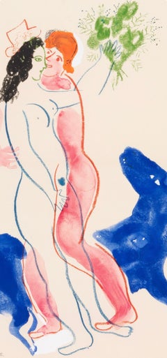 Chagall, Composición, Couleur amour (después de)