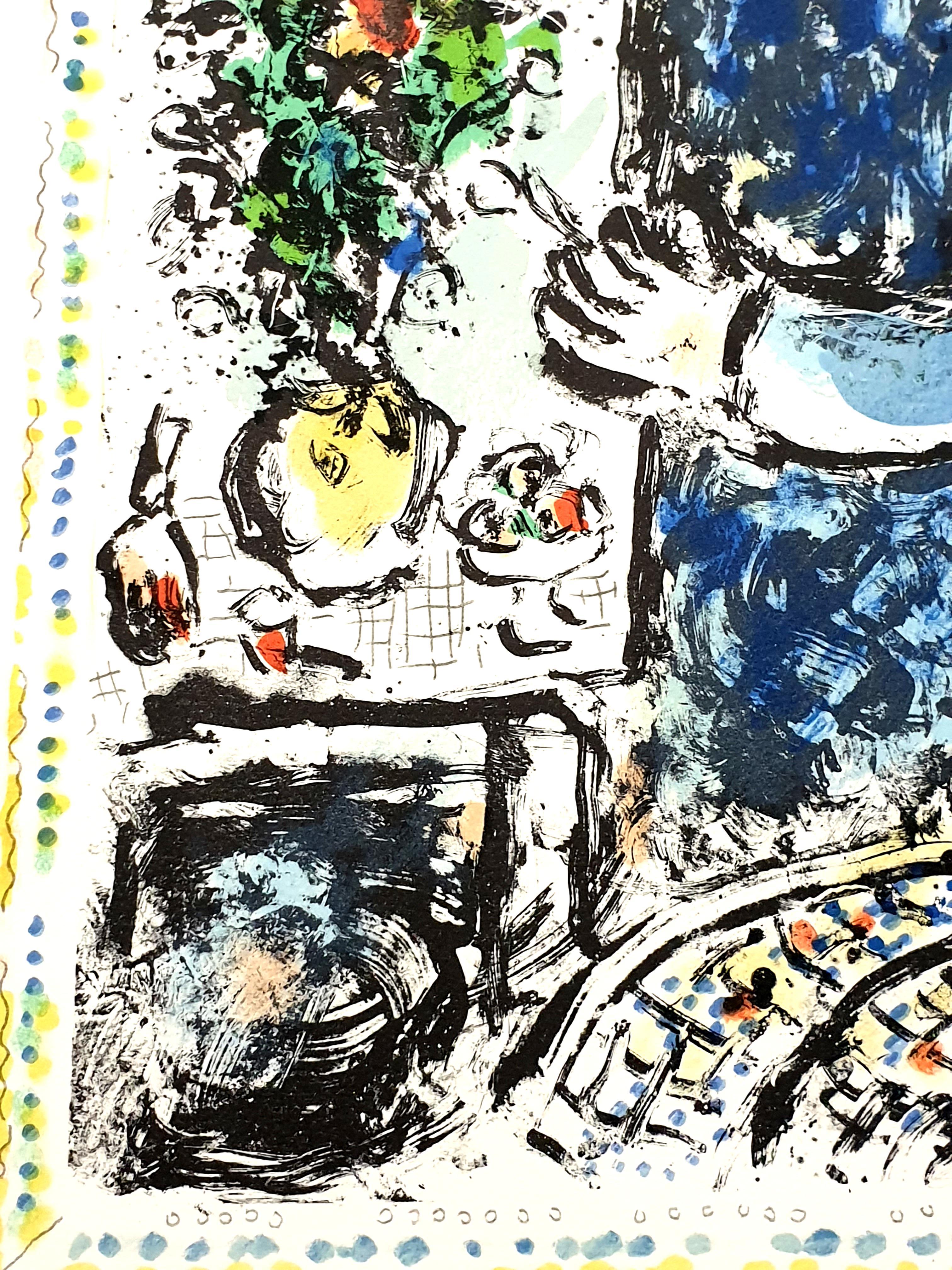 Marc Chagall - The Blue Workshop - Original Handsigned Lithograph 3