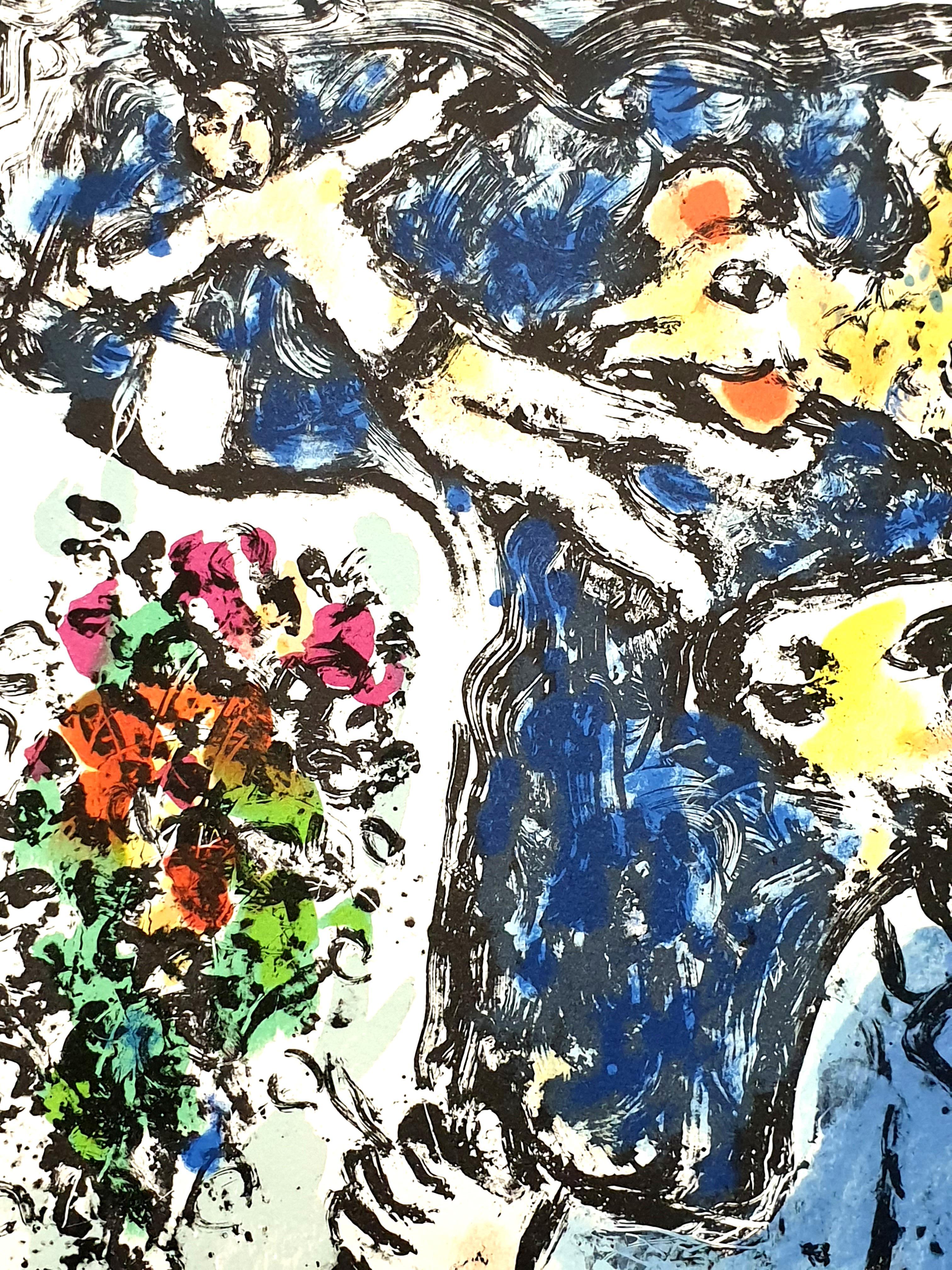 Marc Chagall - The Blue Workshop - Original Handsigned Lithograph 5