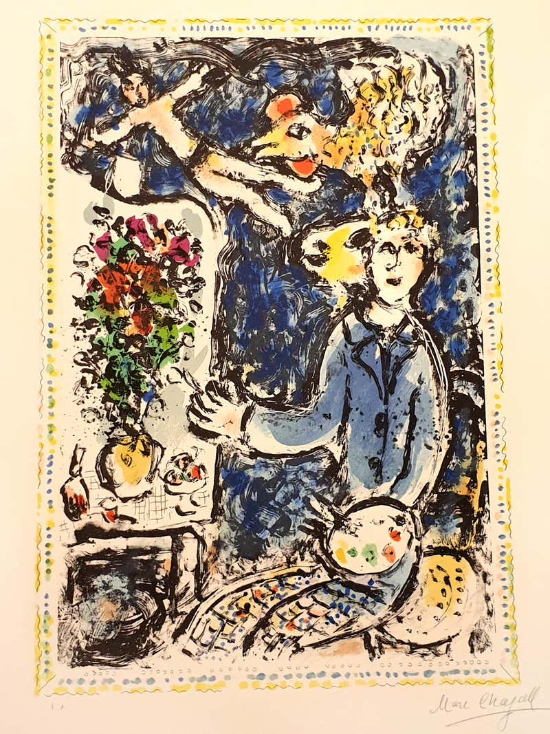 Marc Chagall - Marc Chagall - Original Lithograph For Sale at 1stDibs