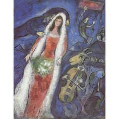 Marc Chagall 'The Bride' 1999- Offset Lithograph
