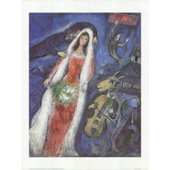 Marc Chagall 'The Bride' 1999- Offset Lithograph