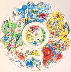 Marc Chagall, El techo de la Ópera de París, 1965 (after)