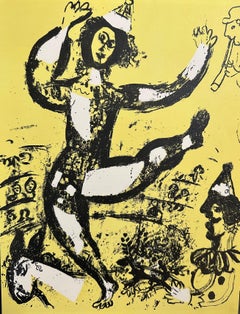 Marc Chagall Le cirque, lithographie, 1960