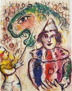 Marc Chagall, The Circus: One Plate, hand signed lithograph