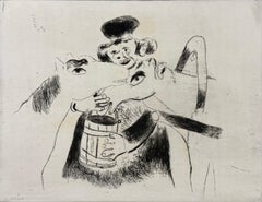 Marc Chagall, The Coachman Feeds the Horses, from Dead Souls, 1923–1927