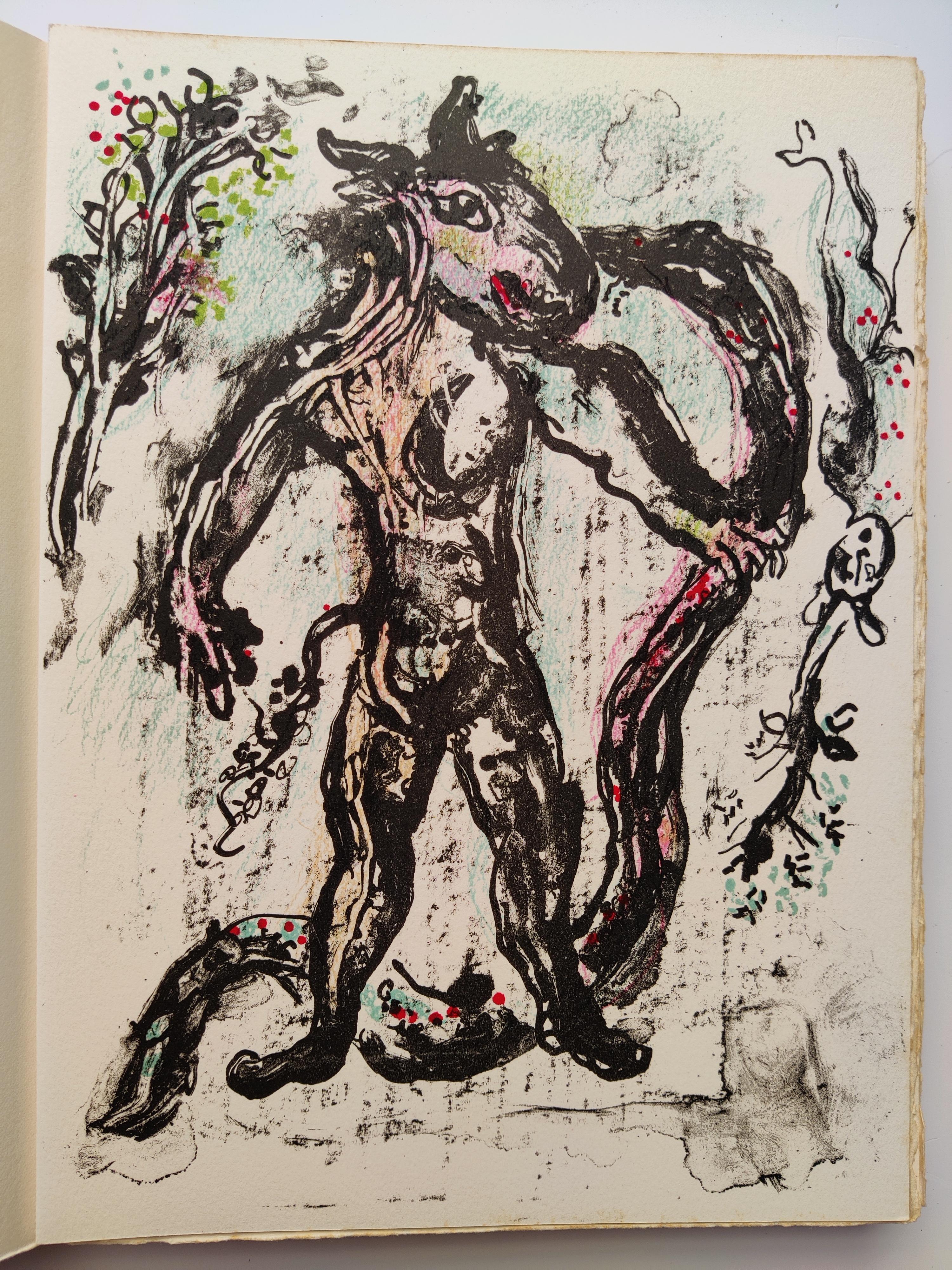 Marc Chagall --  The complete set of 10 lithograp of La Féerie et le Royaume For Sale 3