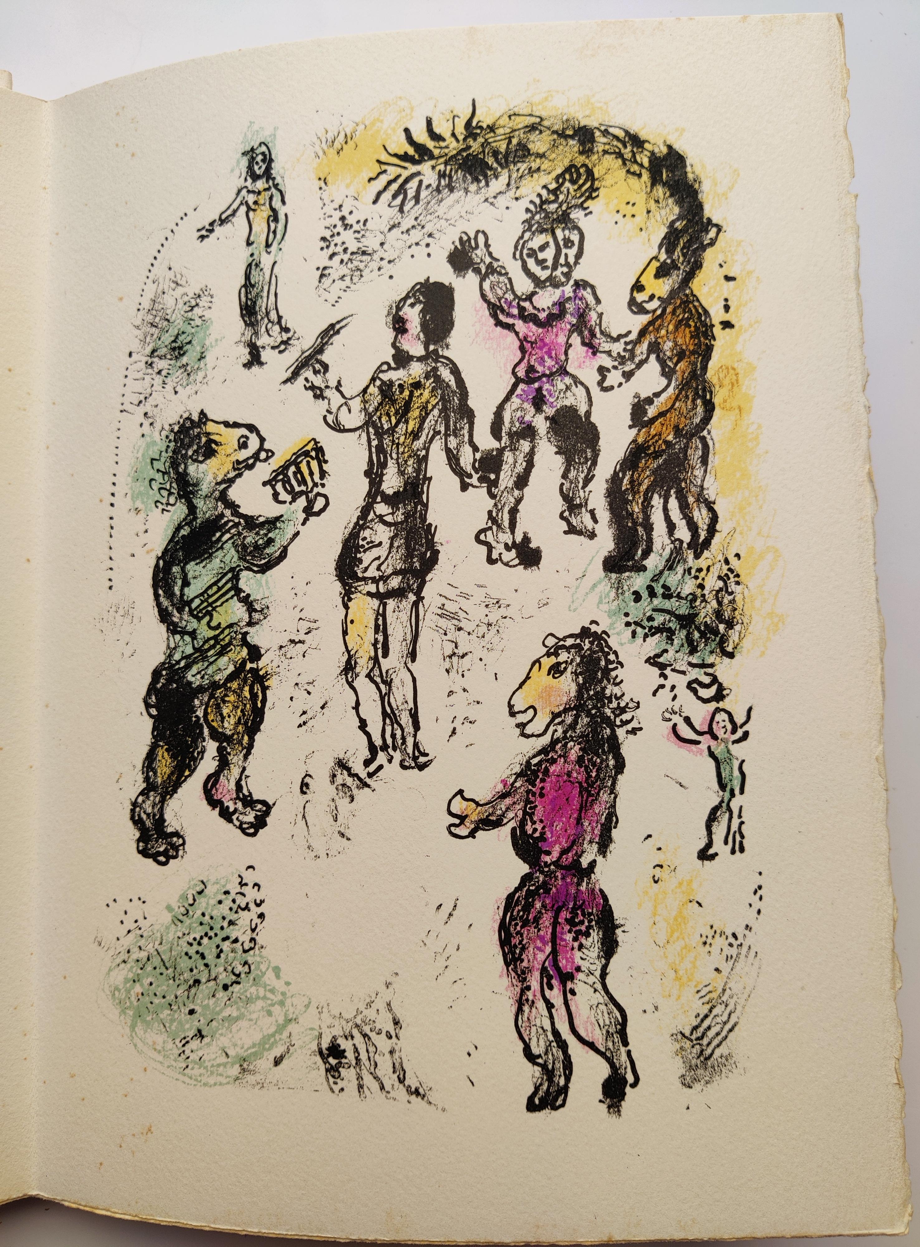 Marc Chagall --  The complete set of 10 lithograp of La Féerie et le Royaume For Sale 6