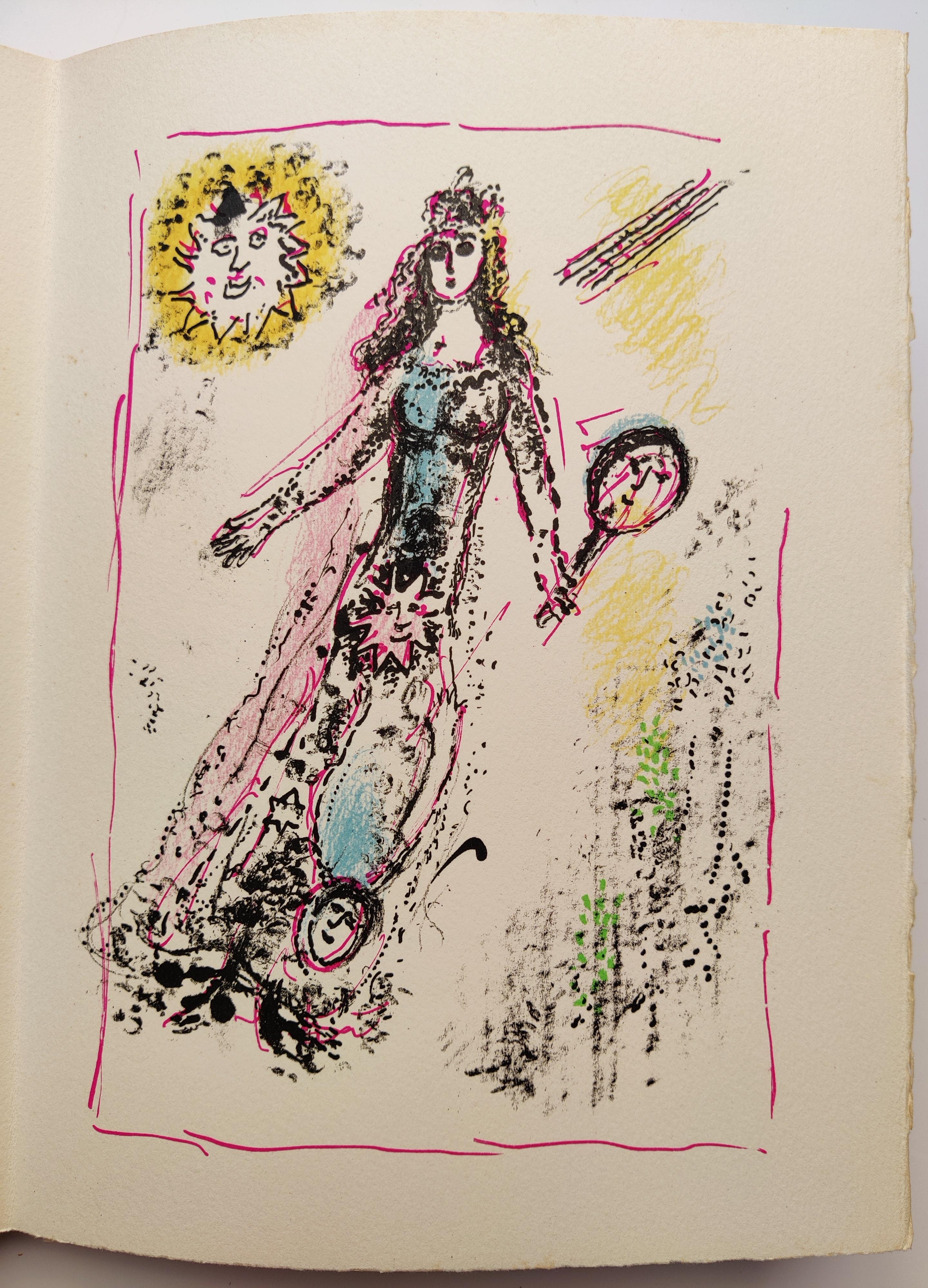 Marc Chagall --  The complete set of 10 lithograp of La Féerie et le Royaume For Sale 7