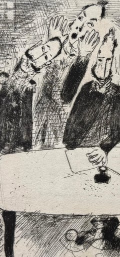 Marc Chagall, The Conclave of the Officials, from Dead Souls, 1923–1927