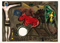 Marc Chagall « La Crucifixion » 1950- Lithographie