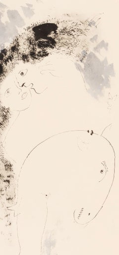 Marc Chagall, Die Morgendämmerung, aus Farbe der Liebe, 1958 (nach) Marc Chagall