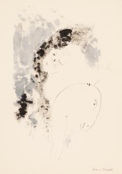 Marc Chagall, Die Morgendämmerung, aus Farbe der Liebe, 1958 (nach) Marc Chagall