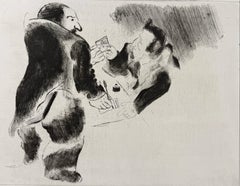 Marc Chagall, Das Depositum, aus Tote Seelen, 1923-1927