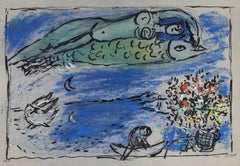 Marc Chagall, The Flying Fish, from Color of Love, 1958 (after)