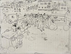 Marc Chagall, The Funeral of the Prosecutor, from Dead Souls, 1923–1927