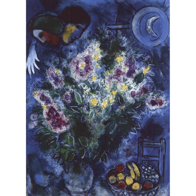 Marc Chagall 'The Gillyflowers' 2007- Offsetlithographie 1