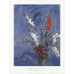 Marc Chagall 'The Gladioli' 2002- Offset Lithograph