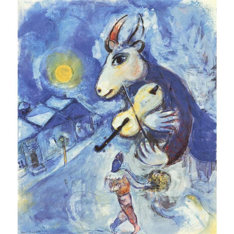 Marc Chagall 'The Goat of the Beaver Lake' 2007- Offset Lithograph 1