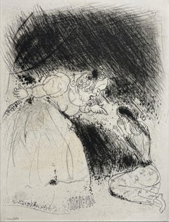 Marc Chagall, The Governor's Wife Scolds Her Daughter, Dead Souls, 1923–1927