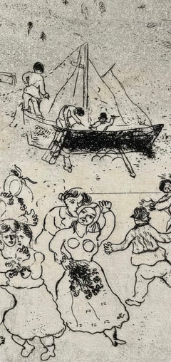 Marc Chagall, Der Getreidehafen, aus Tote Seelen, 1923-1927