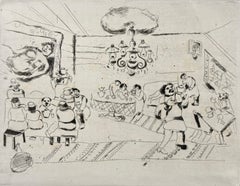 Marc Chagall, The Inn, from Dead Souls, 1923–1927