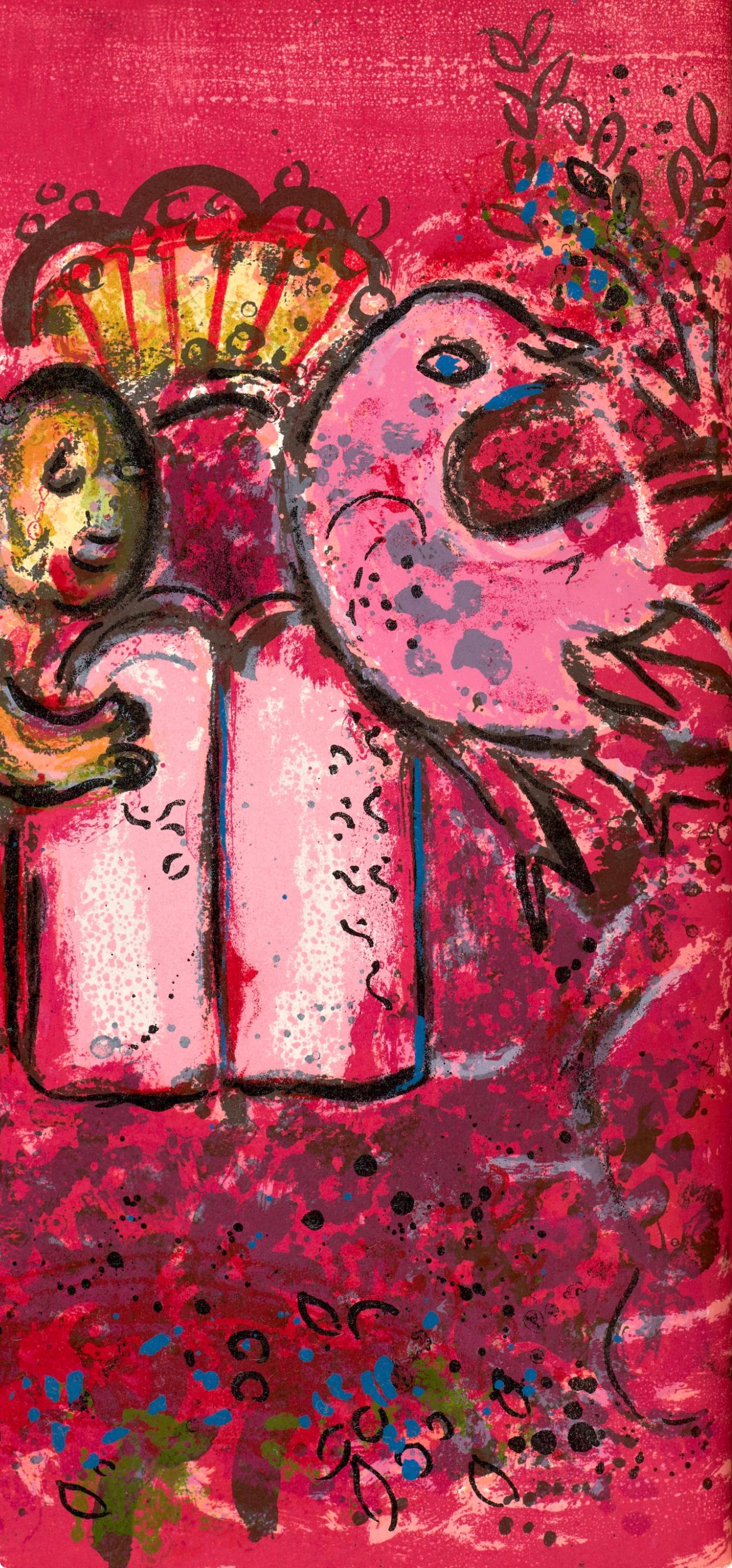Marc Chagall, The Lion of Judah and the Tablets of the Law, 1962 im Angebot 1