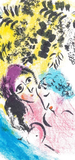 Marc Chagall, The Lovers in the Red Sun, from Chagall Lithographer I, 1960