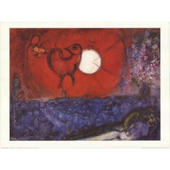 Marc Chagall 'The Night of Vence' 1994- Offset Lithograph