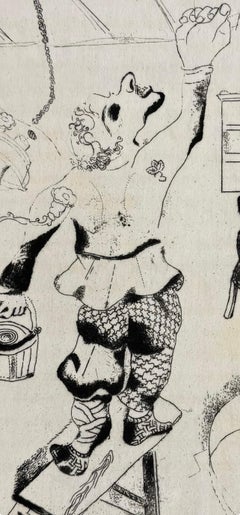 Marc Chagall, Les peintres, extrait des Âmes mortes, 1923-1927