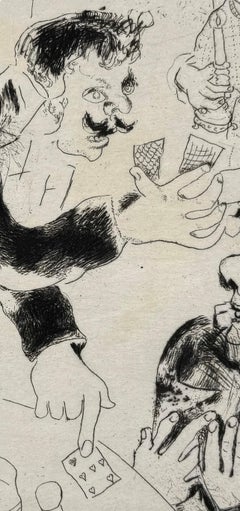 Marc Chagall, Los naipes, de Almas muertas, 1923-1927