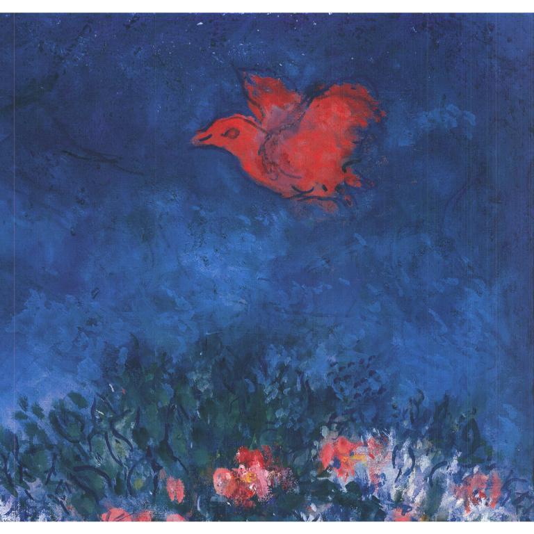 Marc Chagall 'The Red Bird' 2008- Offset Lithograph 3