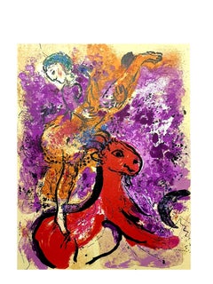 Marc Chagall - The Red Rider - Original Lithograph