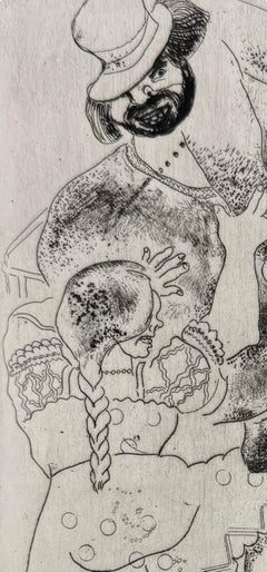 Marc Chagall, The Road Sign, from Dead Souls, 1923–1927