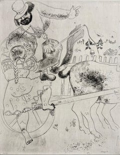 Marc Chagall, The Road Sign, from Dead Souls, 1923–1927