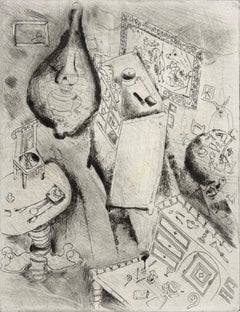 Marc Chagall, The Room of Pliouchkine, from Dead Souls, 1923–1927
