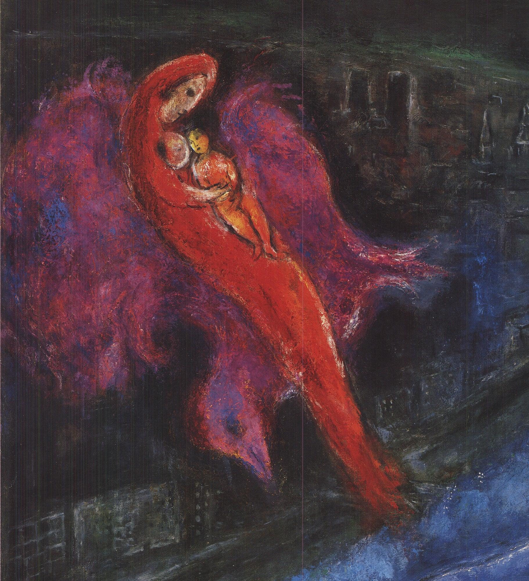 Marc Chagall 'The Seine Bridges' 1994- Offset Lithograph For Sale 2