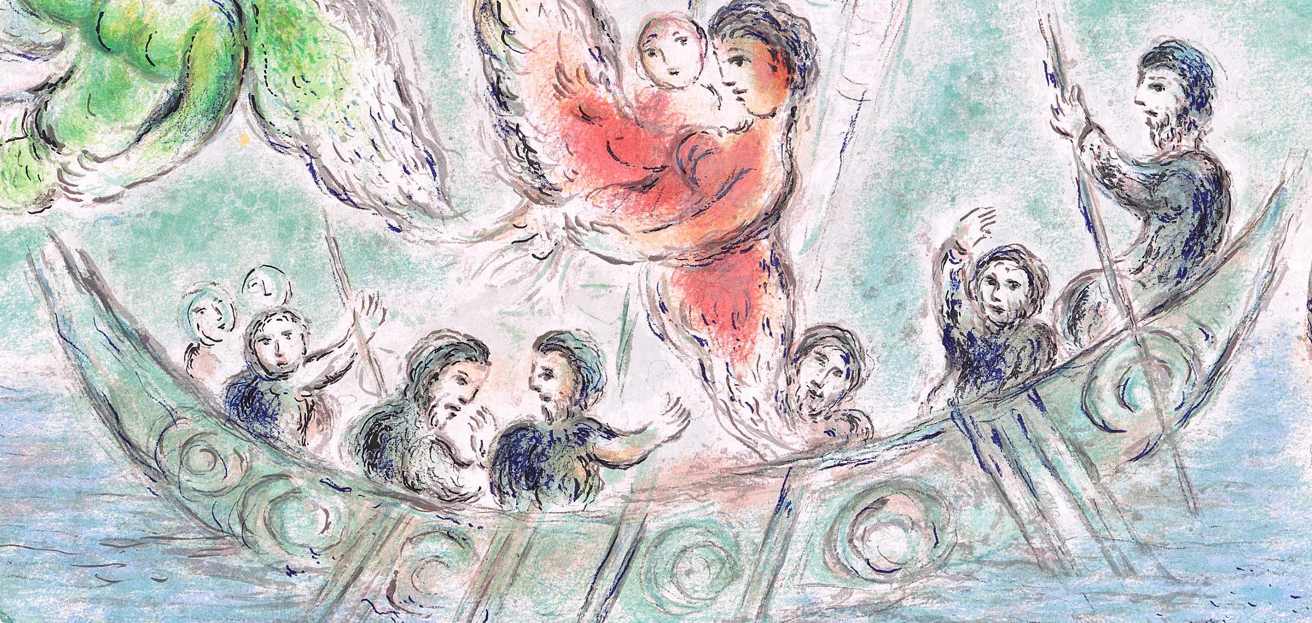 Marc Chagall, The Sirens, from Homer, The Odyssey, 1989 (after) For Sale 1